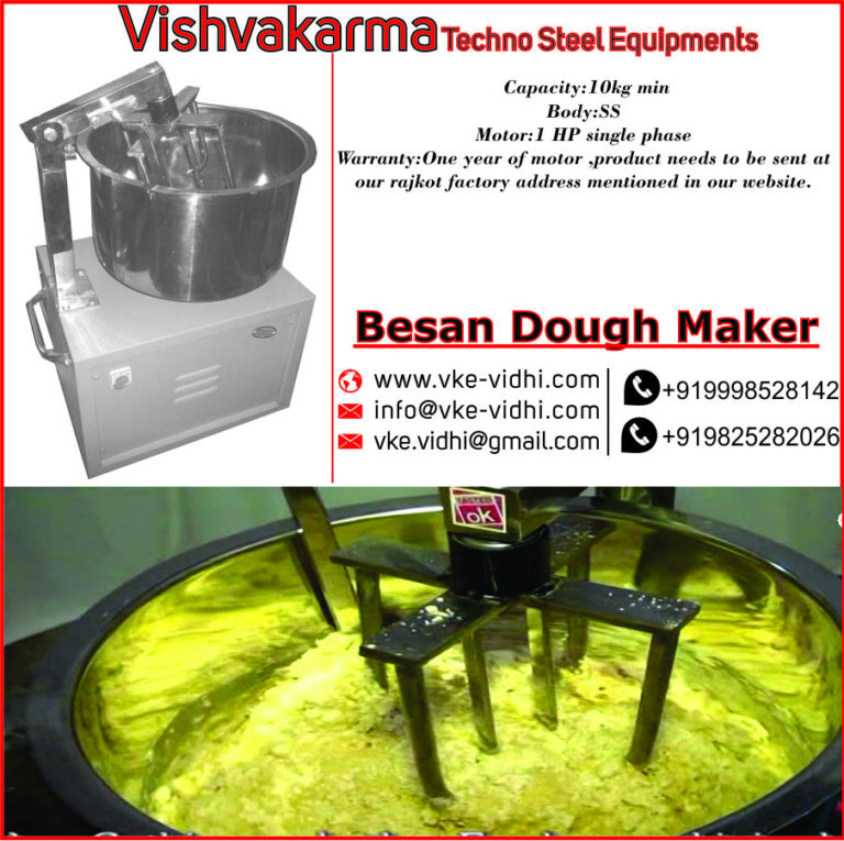 Vidhi Stainless steel Besan Dough kneader ( L-Type )