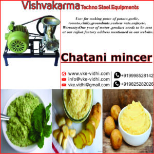 Vidhi Chatani Minser Machine (SizeNo. 32 /32/64)
