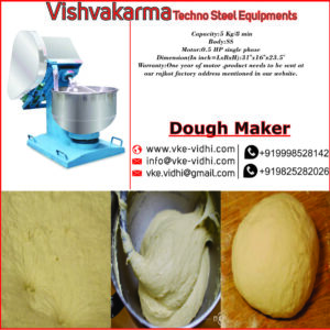 Dough Kneading Machine 5-10-20-50 KG.