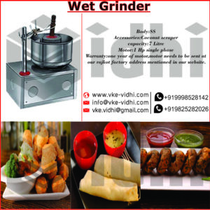 Tilting Wet Grinder Machine ( Dosa-Dhosa)