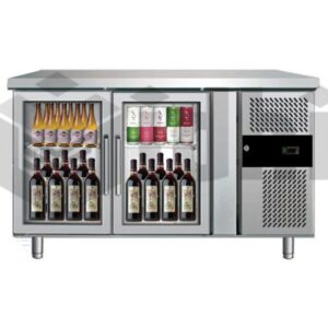 Vidhi stainless steel under counter back bar refrigeration wine cooler