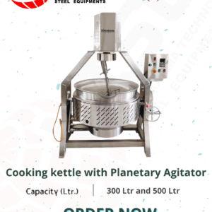 VTSE PLANETORY COOKING KATTLE Energy Saving 300Ltr.