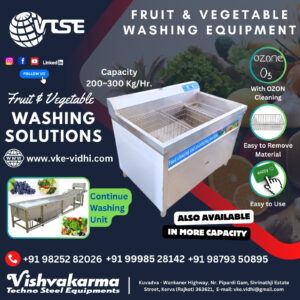Vegetables And Fruits Washing Machine With Ozon