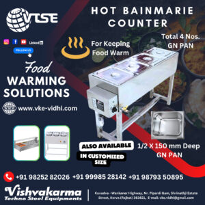 Hot Bain Marie Food Serving Counter
