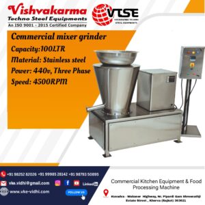 Commercial High Speed Mixer Grinder Machine VTSE